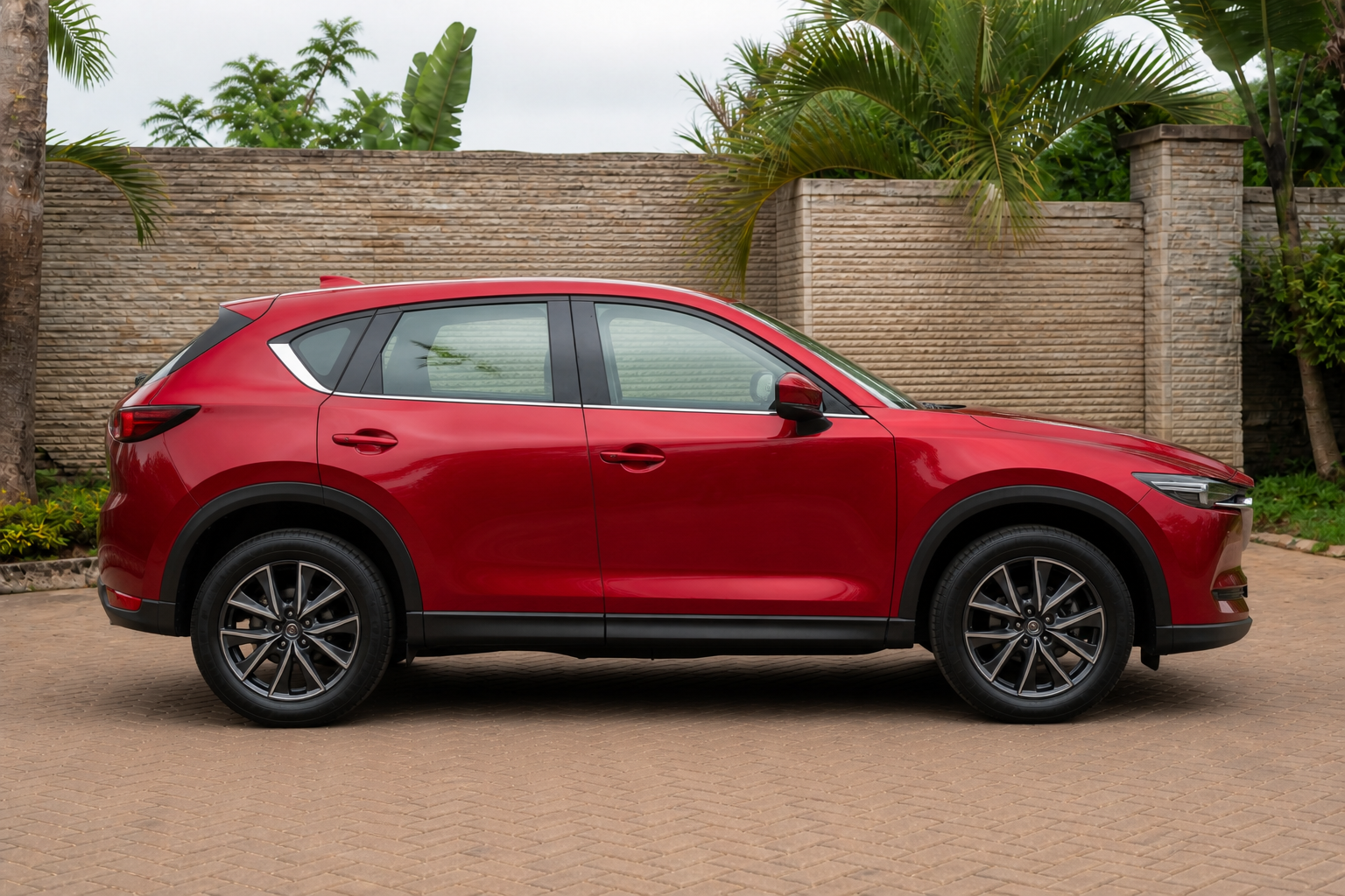 Mazda CX-5 — Right profile concept — AI-generated concept image, not vehicle evidence