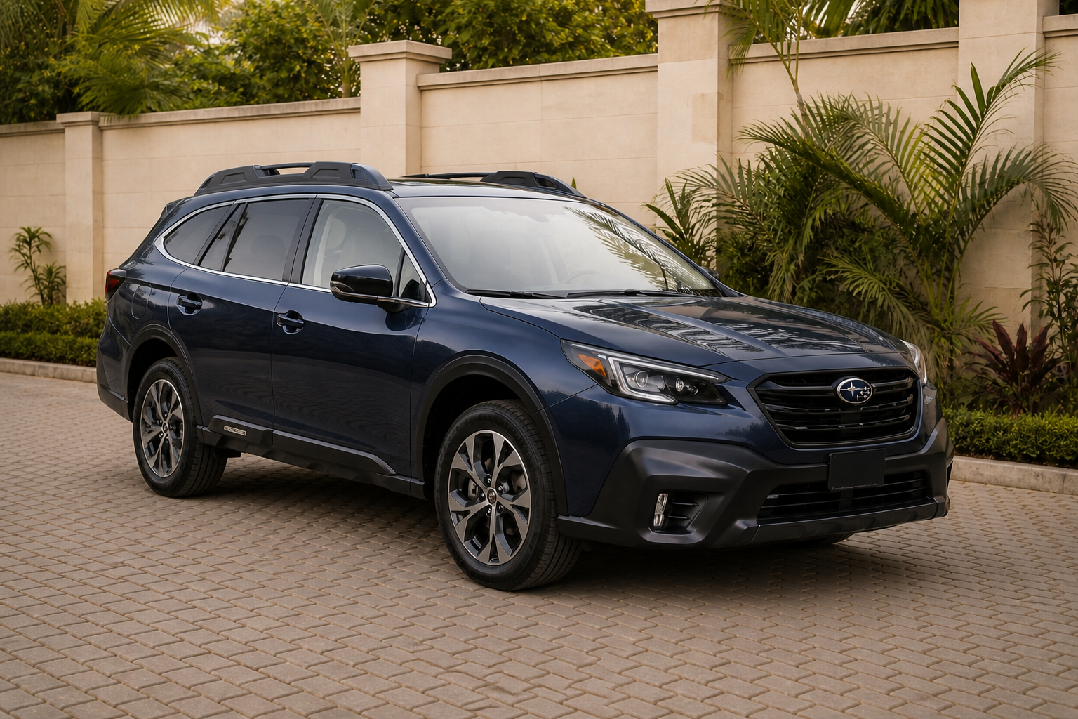 Subaru Outback — Front-right 3/4 concept — AI-generated concept image, not vehicle evidence