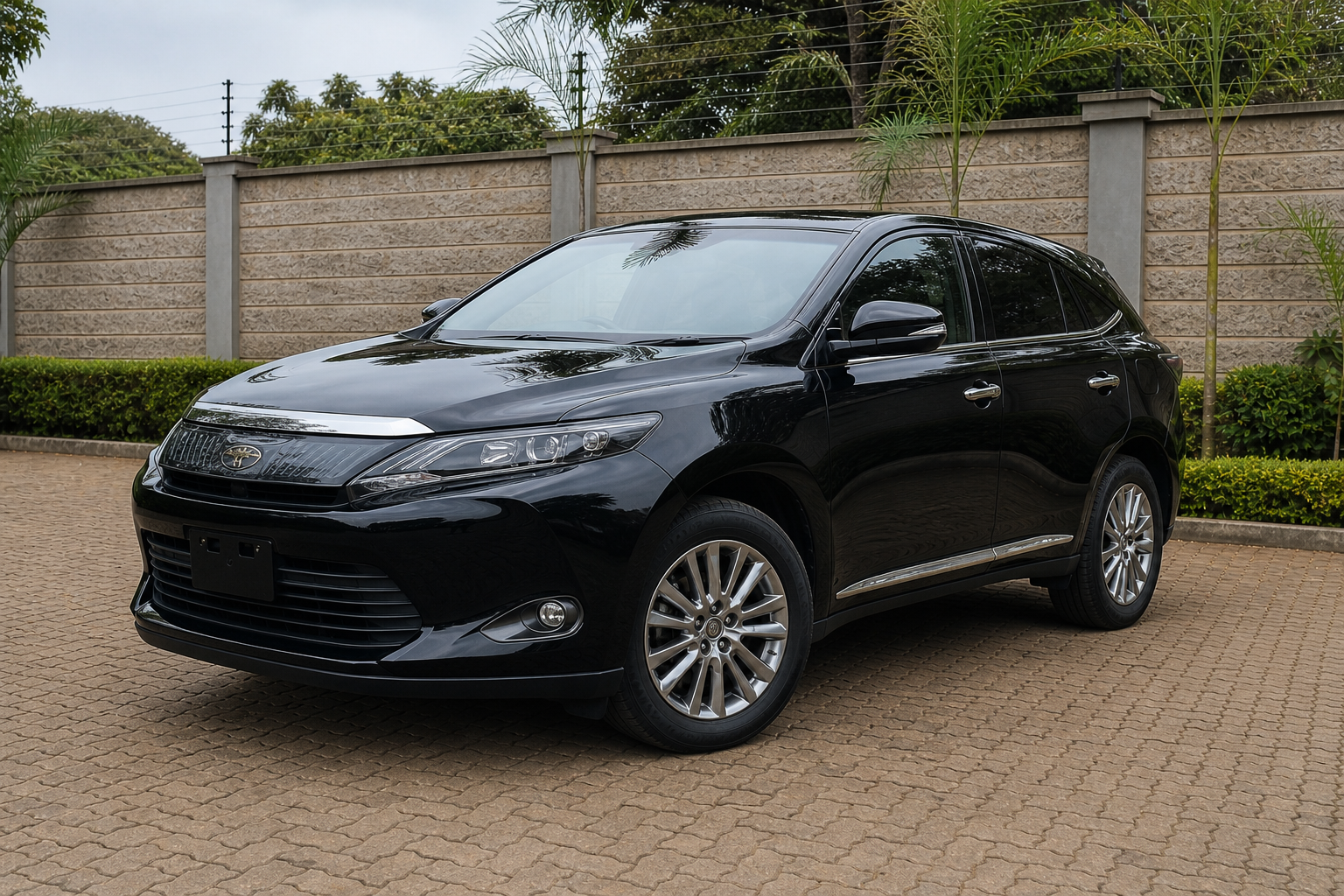 Toyota Harrier — Front-right 3/4 concept — AI-generated concept image, not vehicle evidence