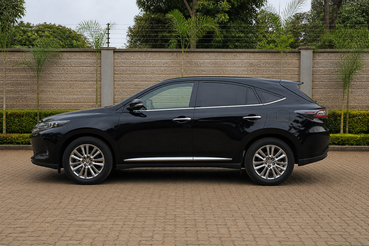Toyota Harrier — Left profile concept — AI-generated concept image, not vehicle evidence