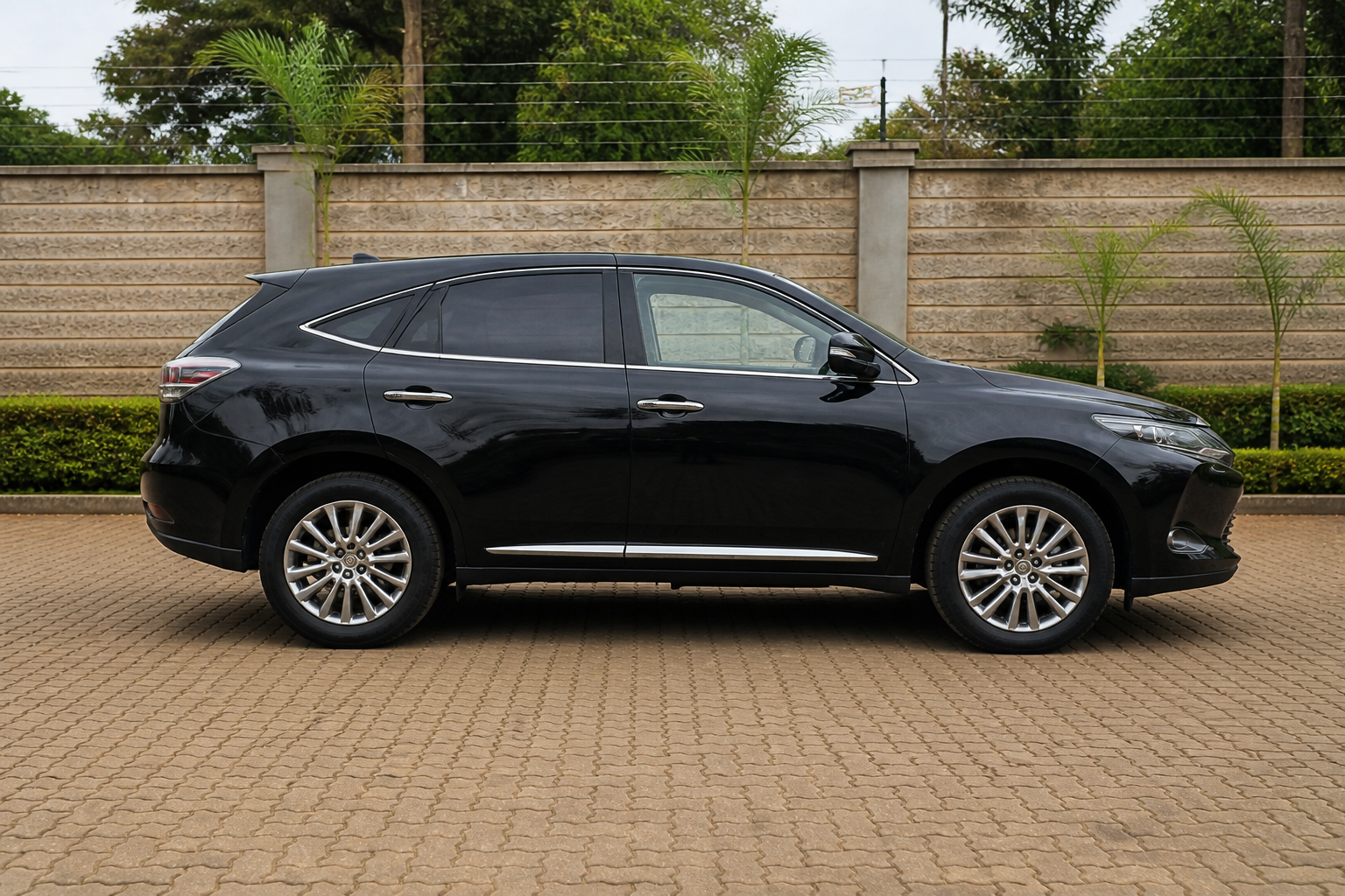 Toyota Harrier — Right profile concept — AI-generated concept image, not vehicle evidence