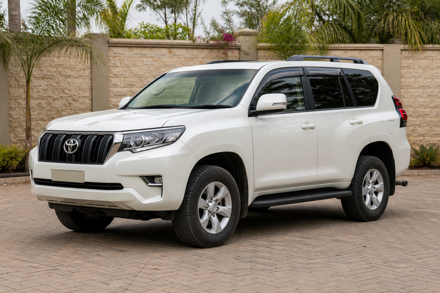 Toyota Land Cruiser Prado — Front-left 3/4 concept — AI-generated concept image, not vehicle evidence