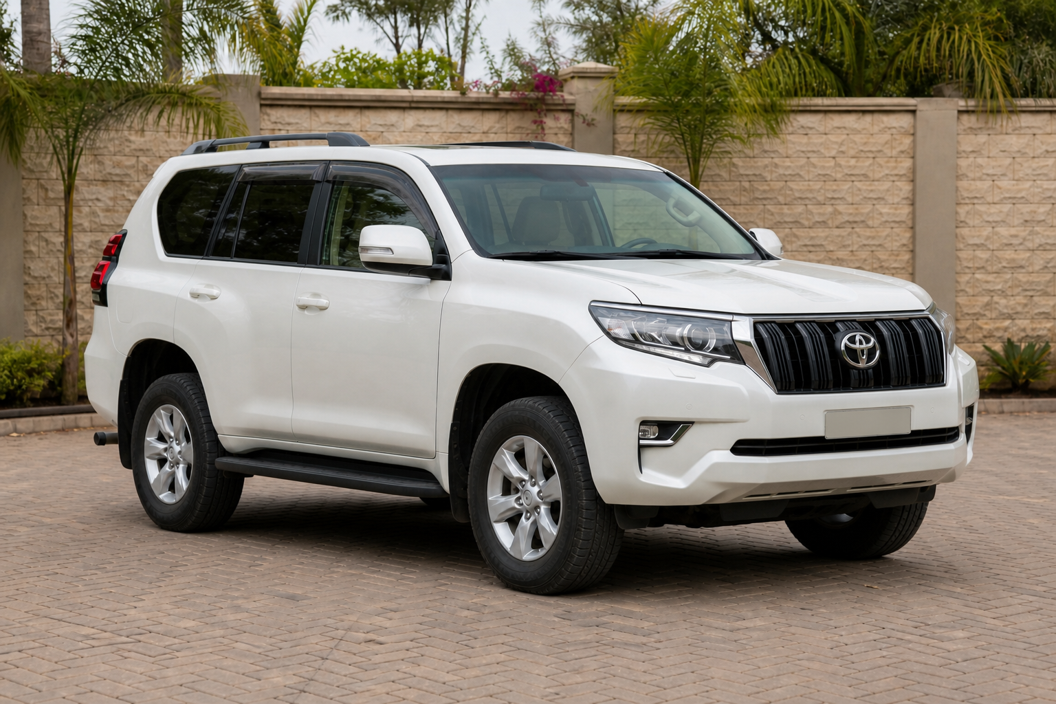 Toyota Land Cruiser Prado — Front-right 3/4 concept — AI-generated concept image, not vehicle evidence