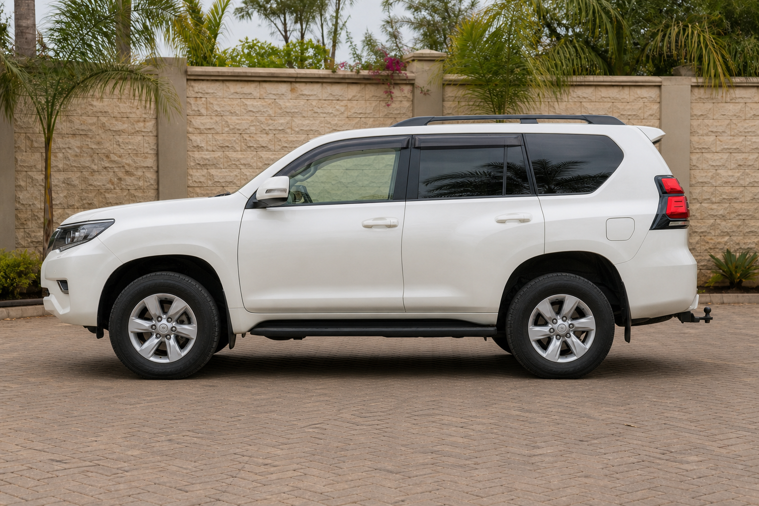 Toyota Land Cruiser Prado — Left profile concept — AI-generated concept image, not vehicle evidence