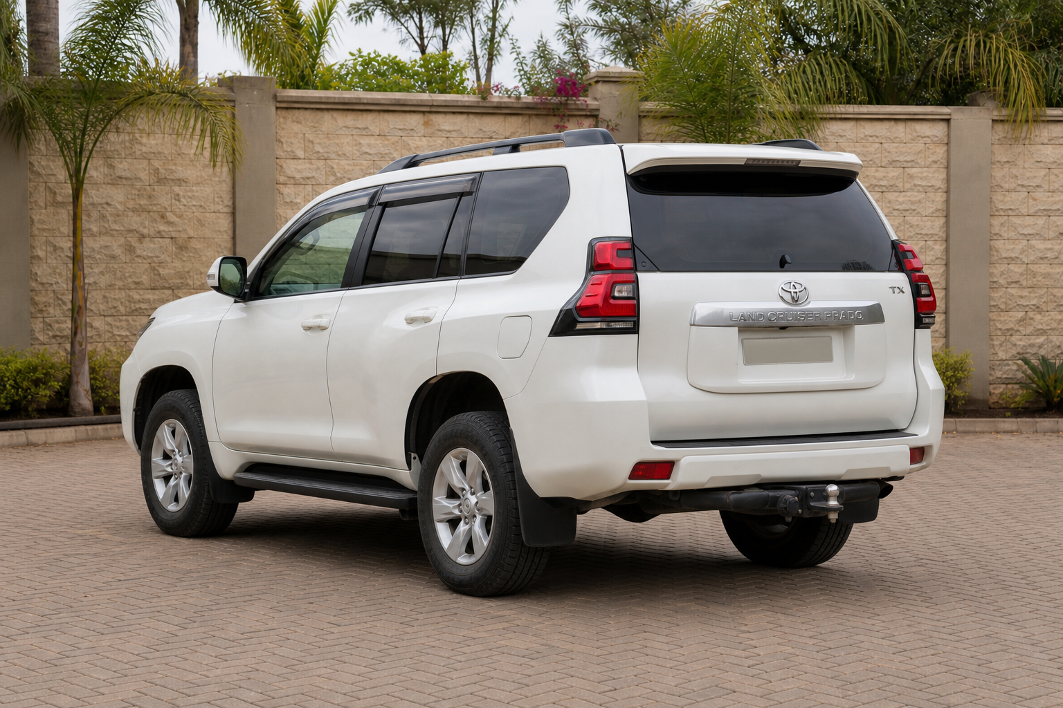 Toyota Land Cruiser Prado — Rear-left 3/4 concept — AI-generated concept image, not vehicle evidence