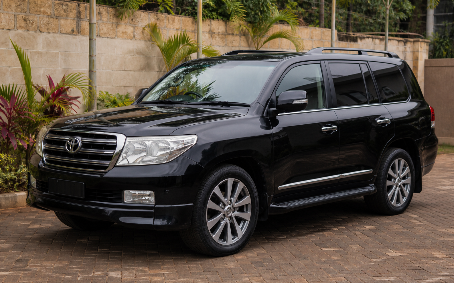 Toyota Land Cruiser V8 — Front-left 3/4 concept — AI-generated concept image, not vehicle evidence