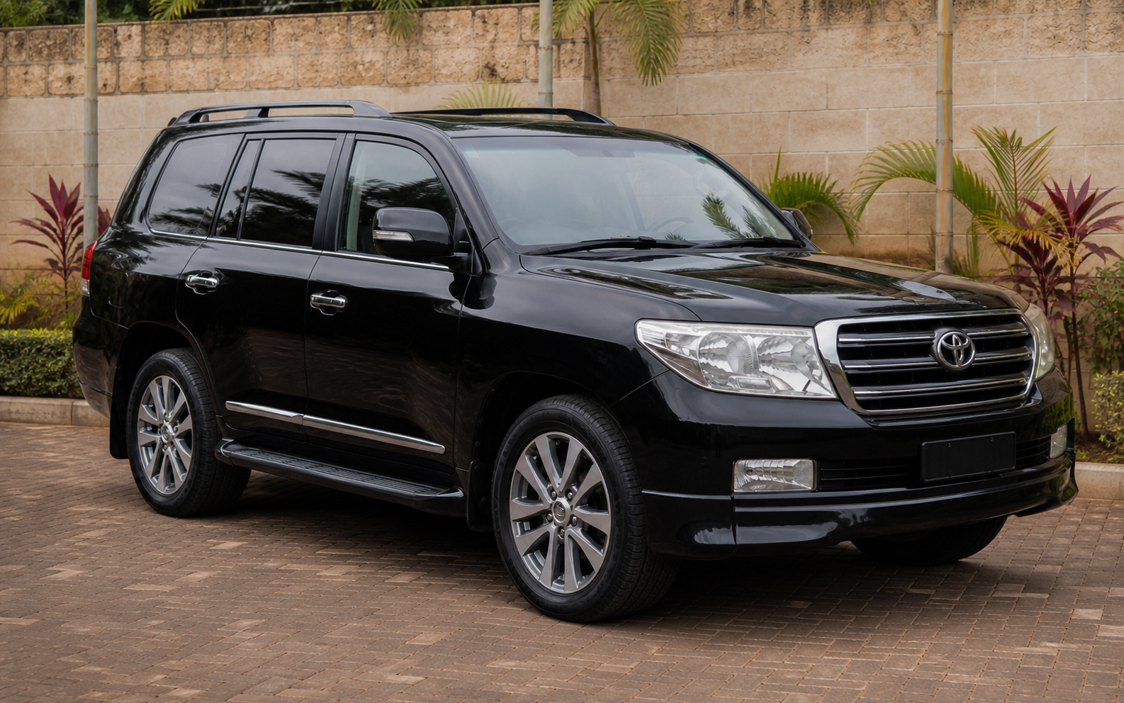 Toyota Land Cruiser V8 — Front-right 3/4 concept — AI-generated concept image, not vehicle evidence