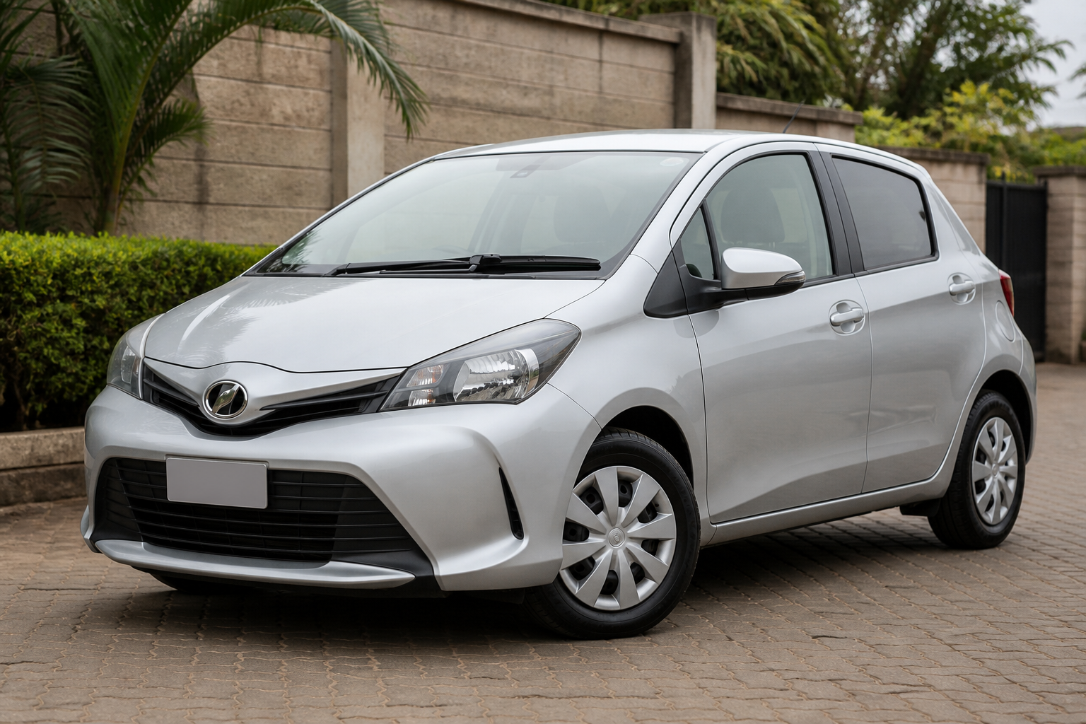 Toyota Vitz — Front-left 3/4 concept — AI-generated concept image, not vehicle evidence