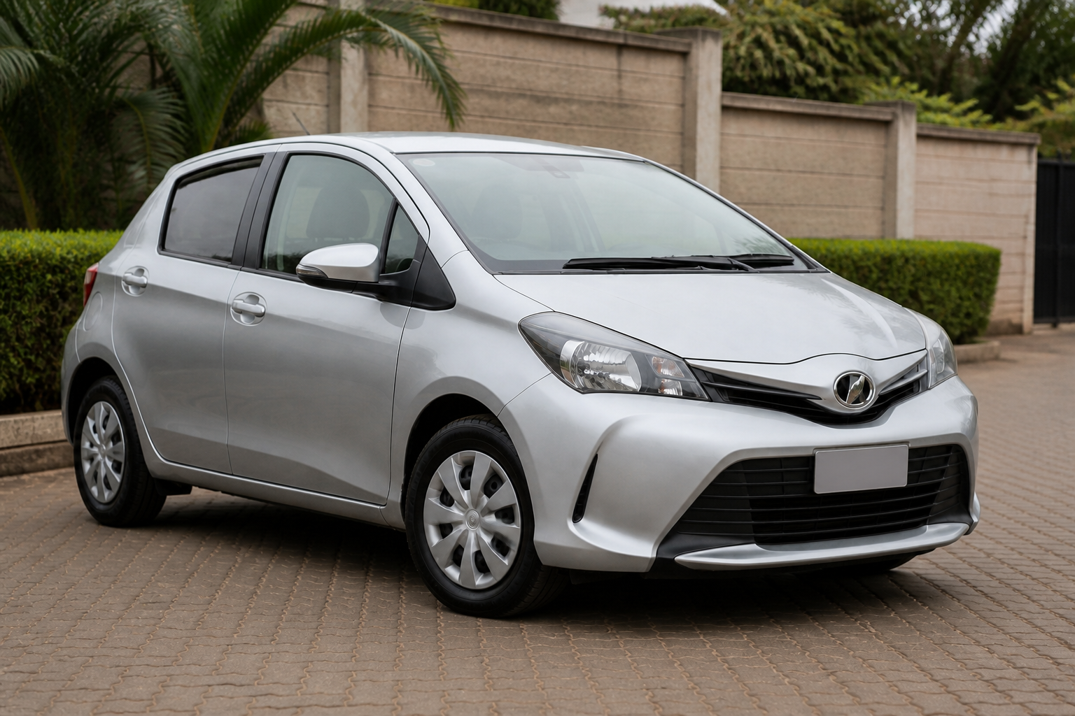 Toyota Vitz — Front-right 3/4 concept — AI-generated concept image, not vehicle evidence