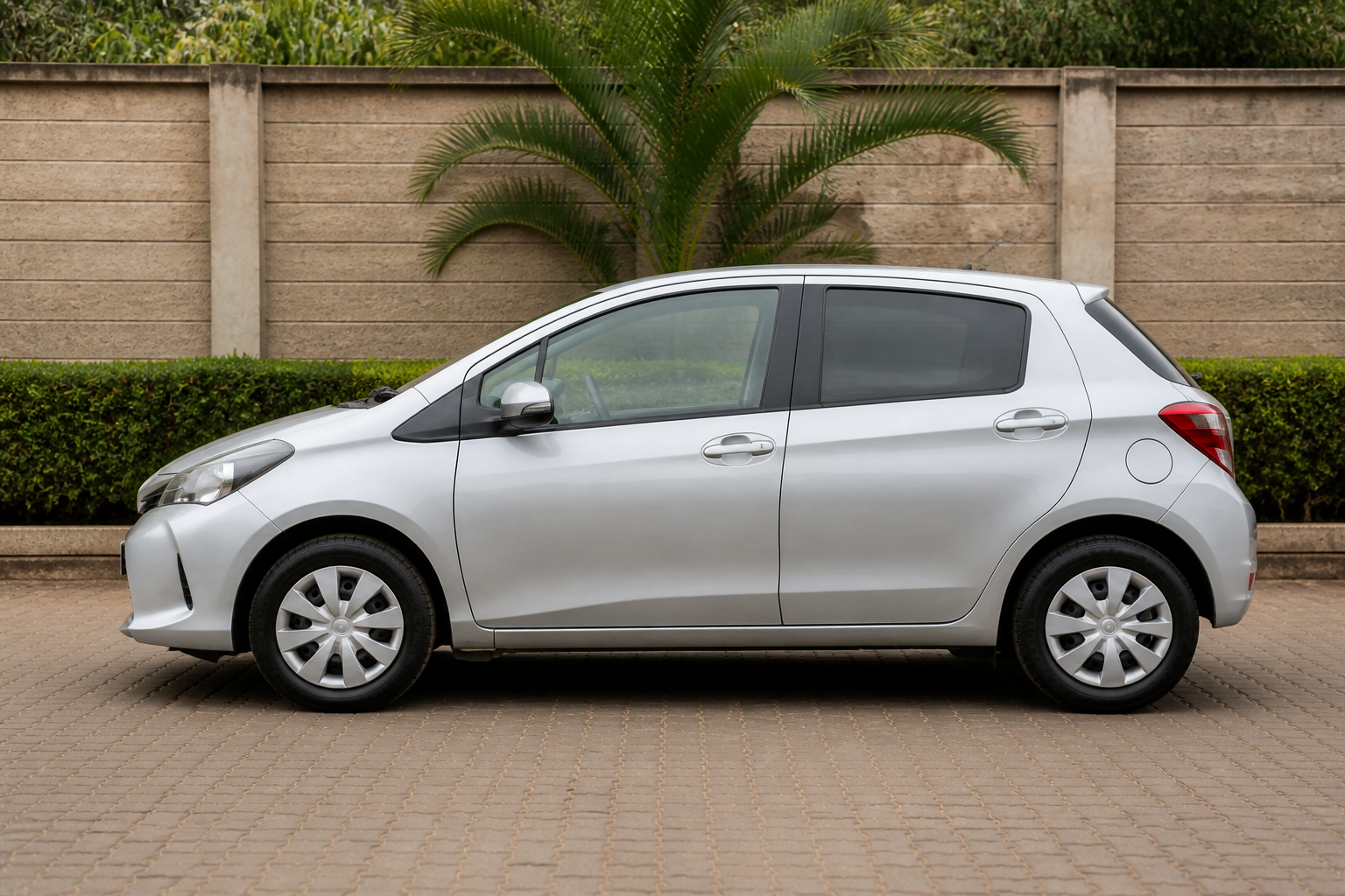Toyota Vitz — Left profile concept — AI-generated concept image, not vehicle evidence