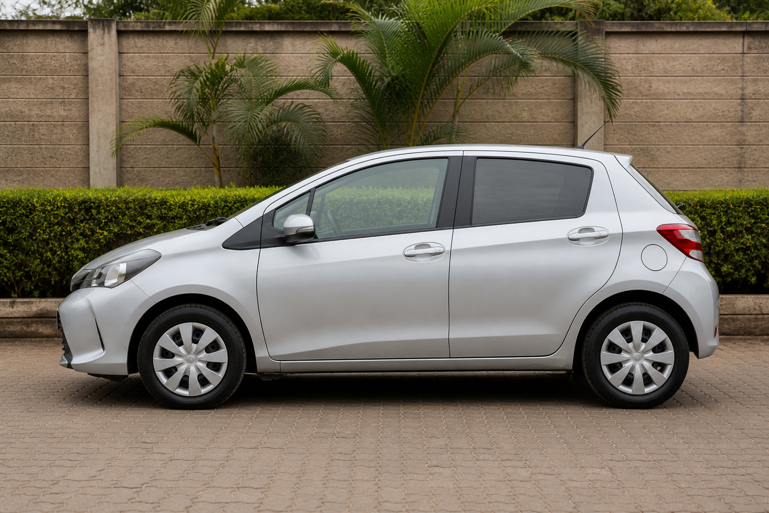 Toyota Vitz — Right profile concept — AI-generated concept image, not vehicle evidence